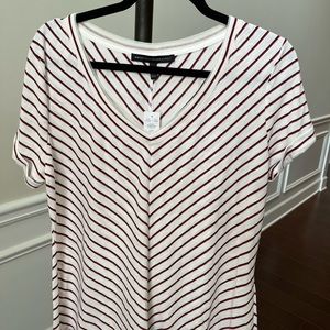 White House Black Market Deep-V Easy Tee